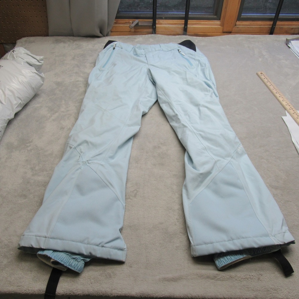 Spyder Pants Women 14 Blue US Ski Team Insulated Waterproof Snowboard 35x30